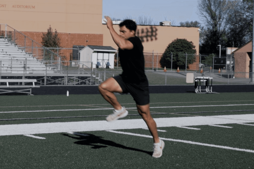 single leg bounds