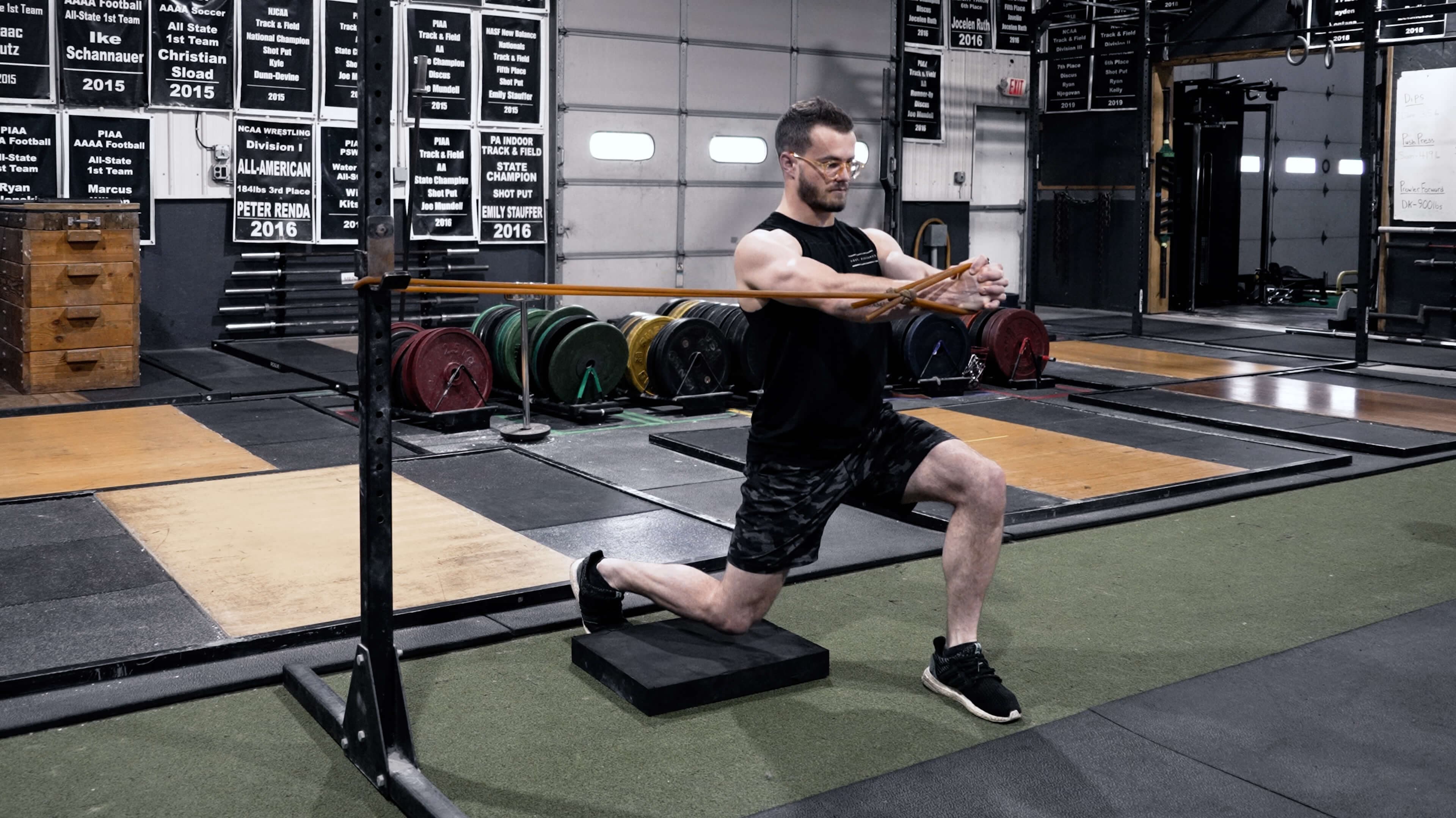 pallof split squat