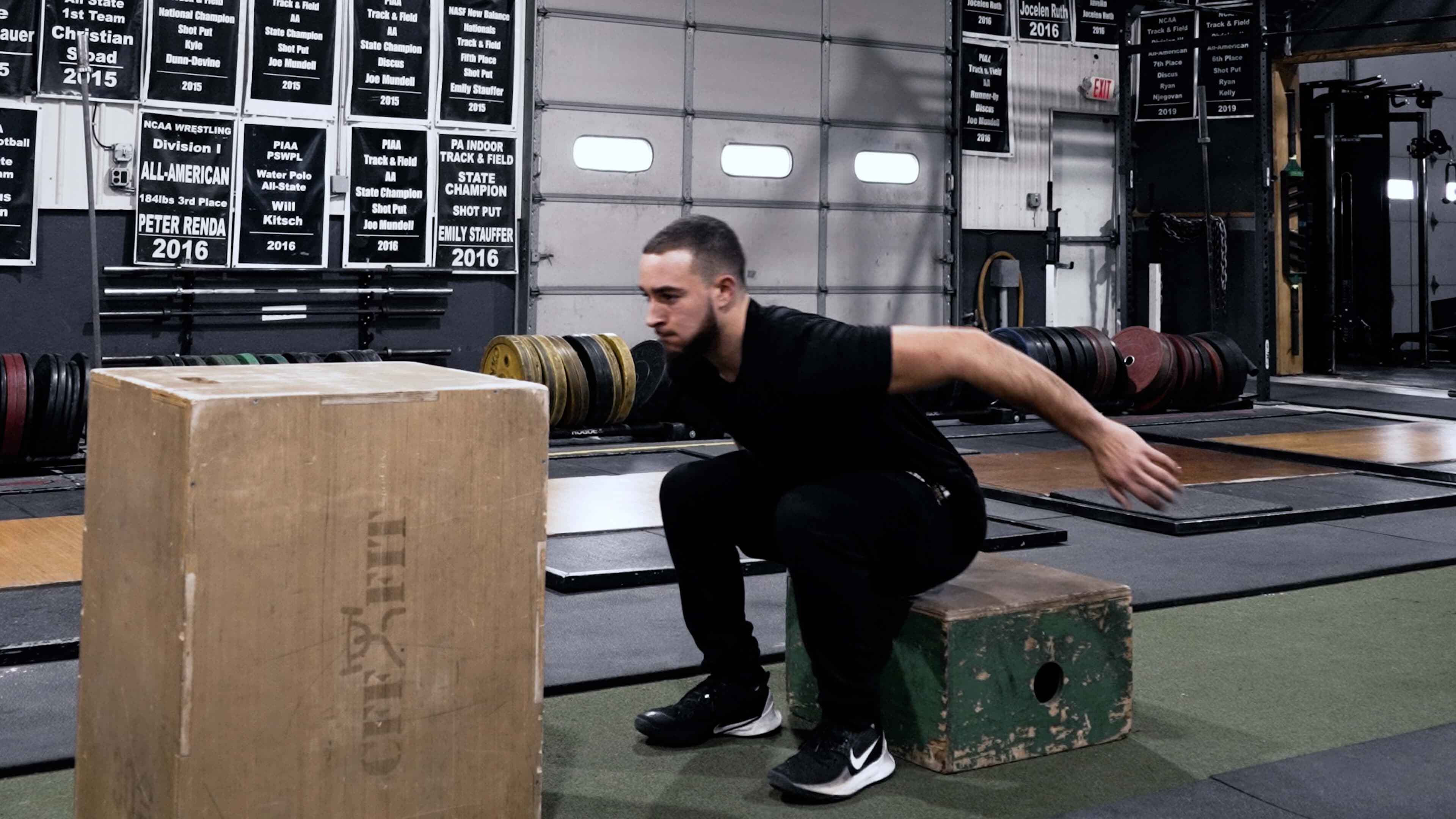 Seated Box Jump
