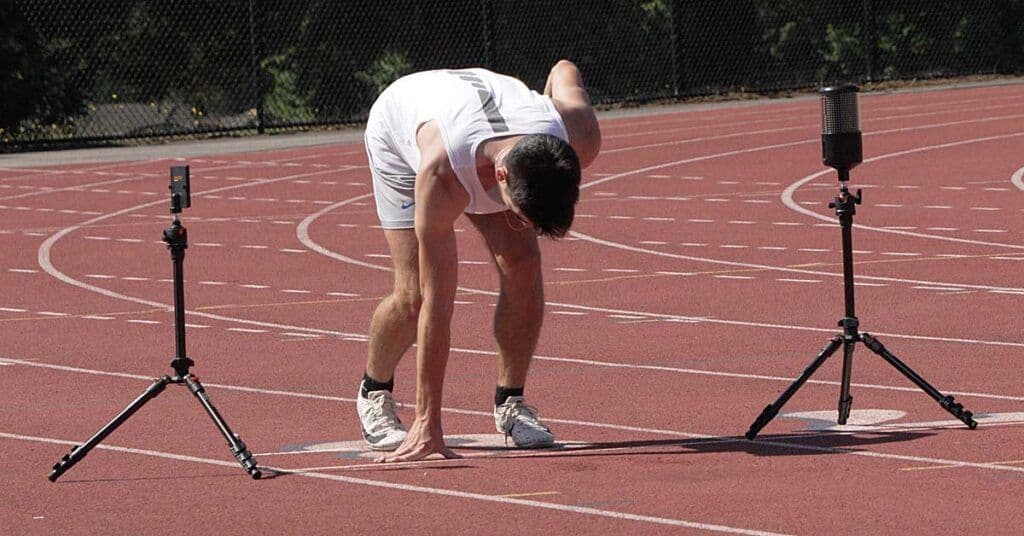 sprints with laser