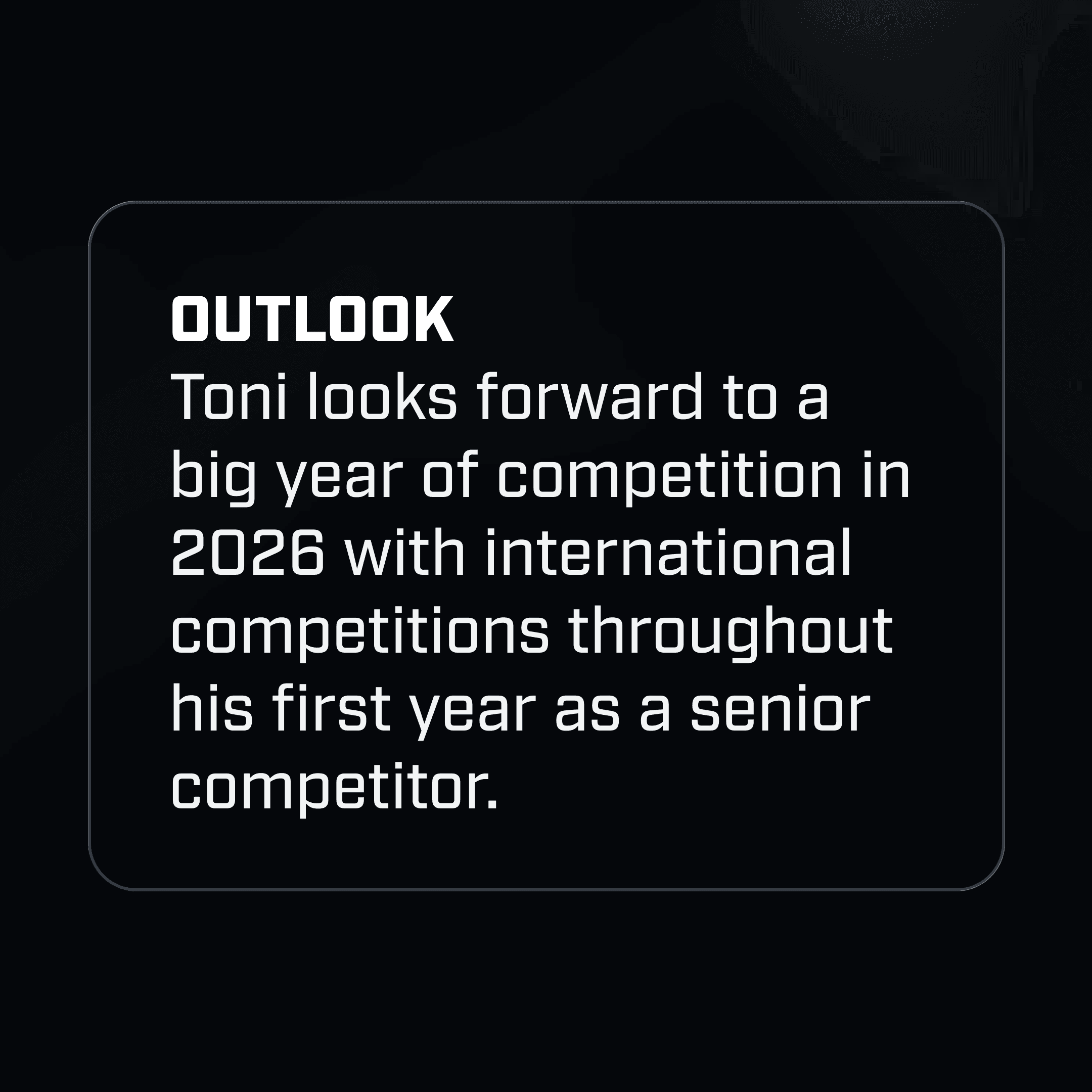 Toni Beljo outlook