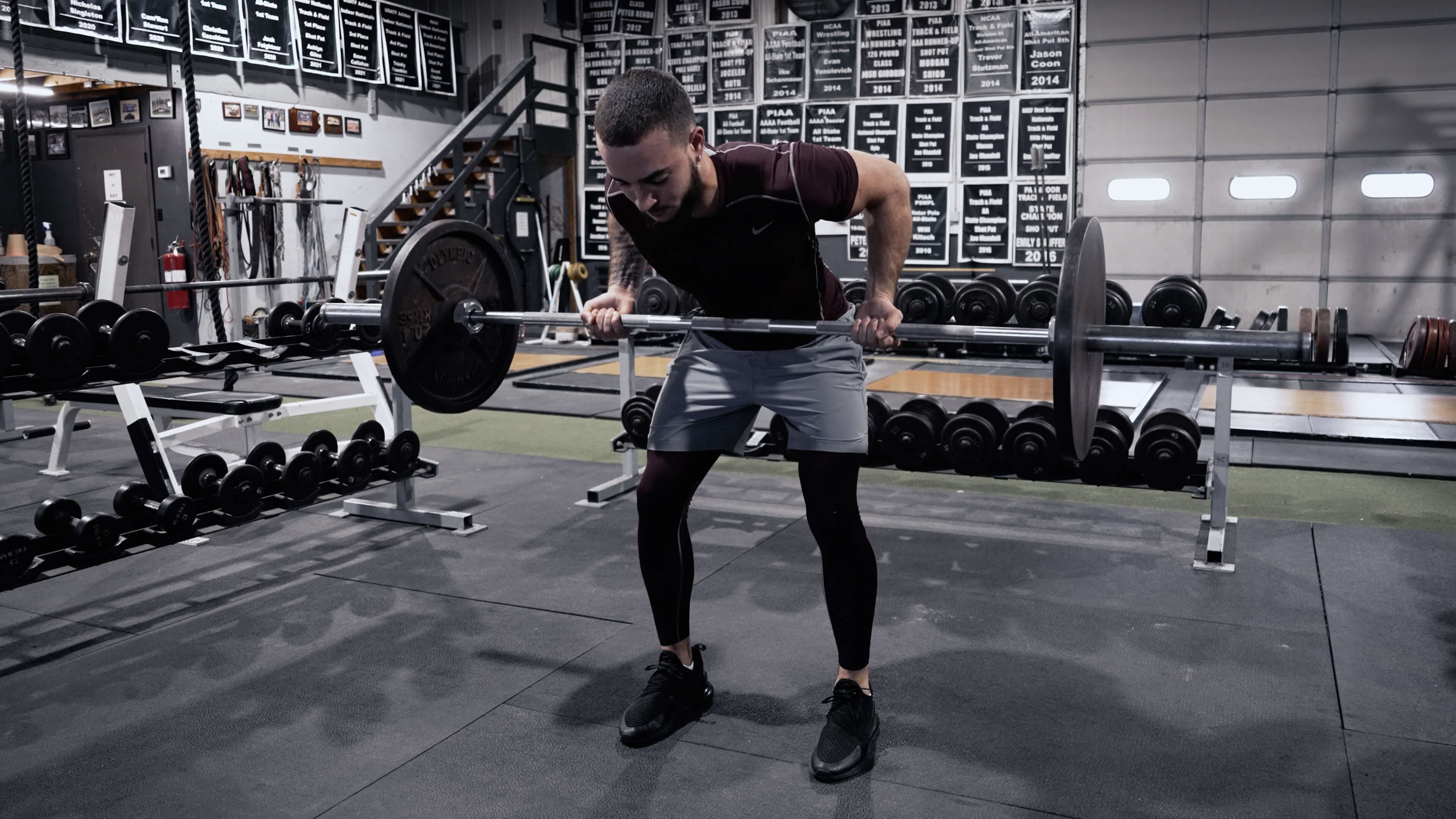 bent over row