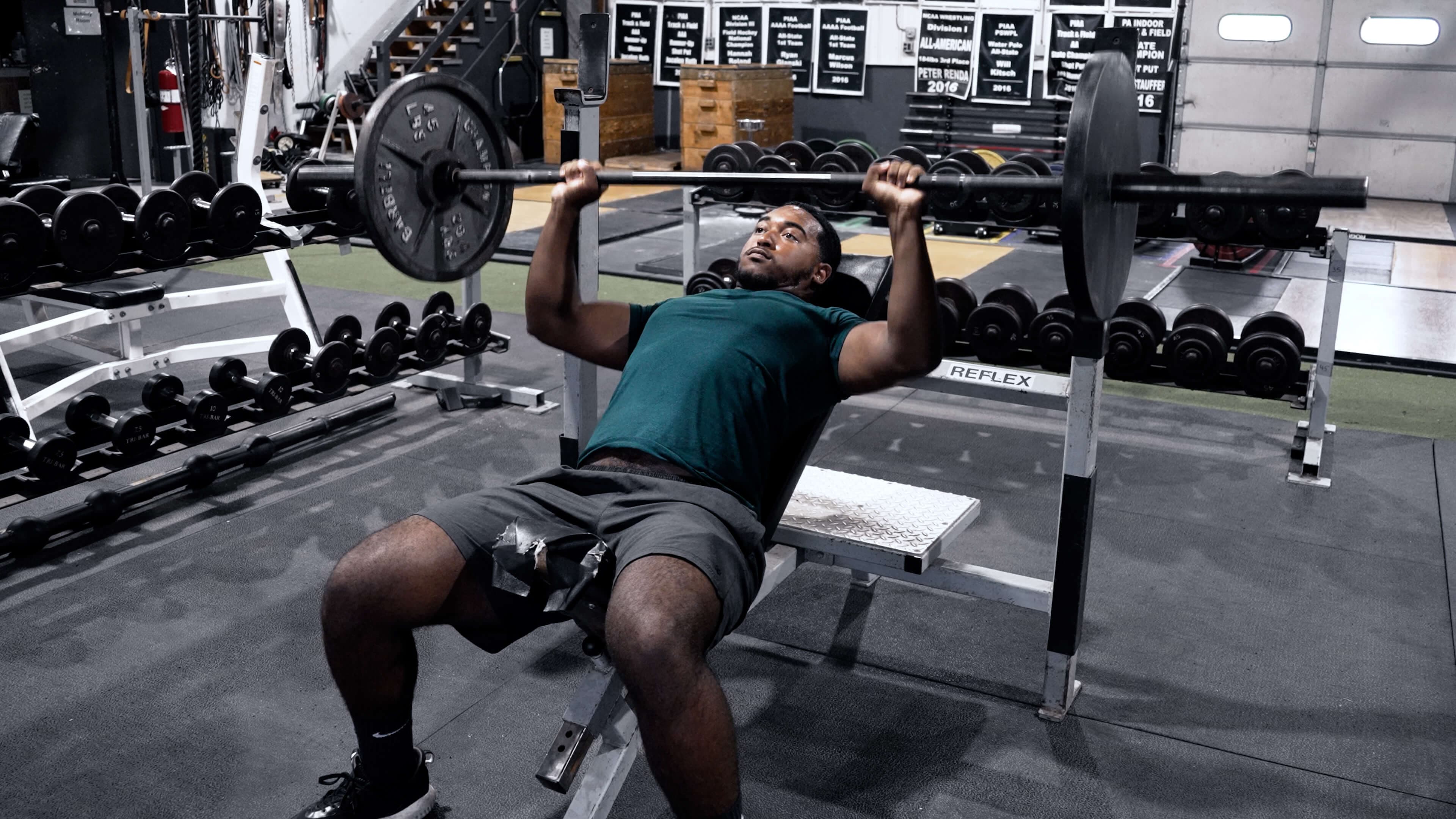 incline bench press