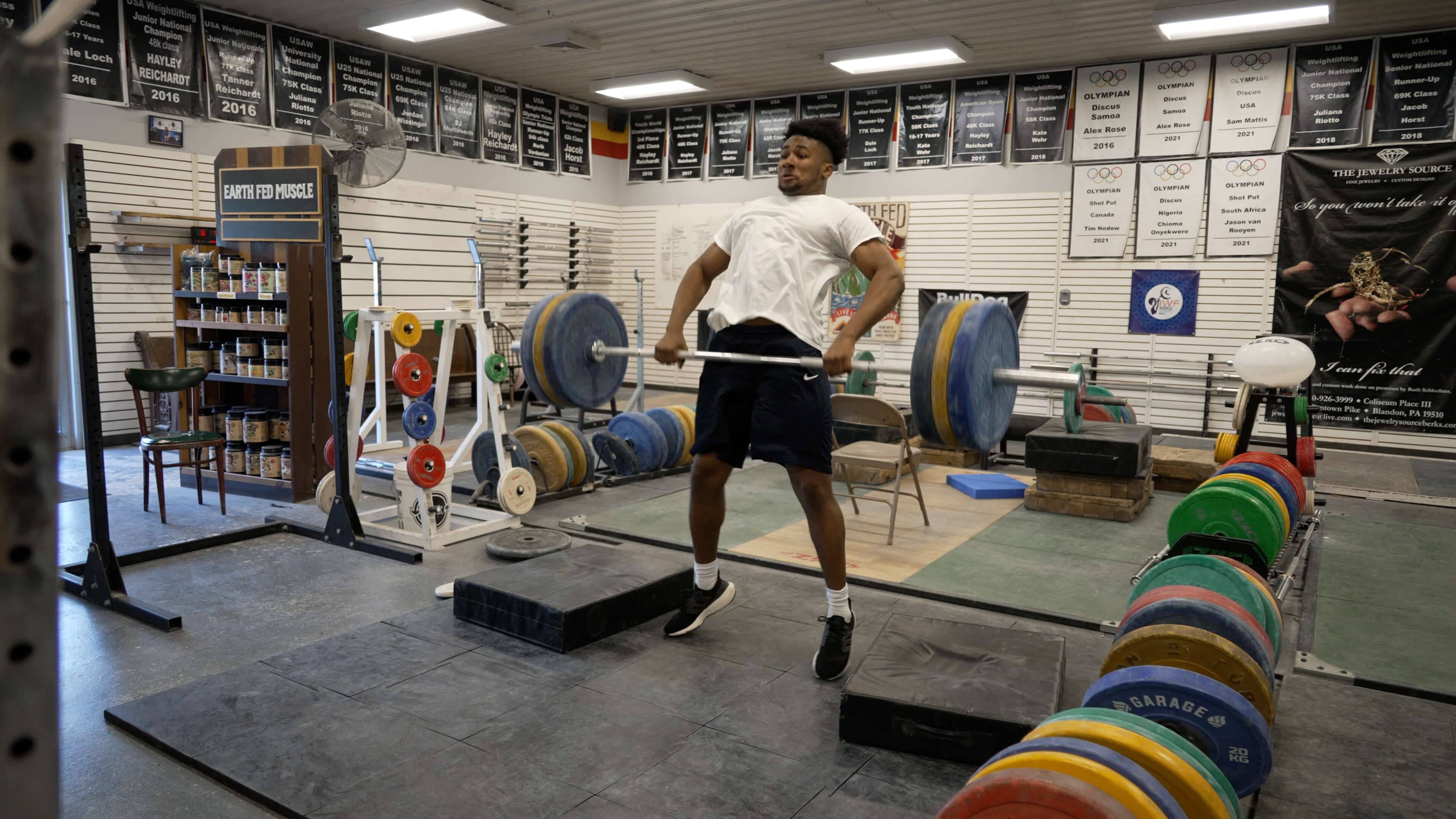 Nick Singleton power clean