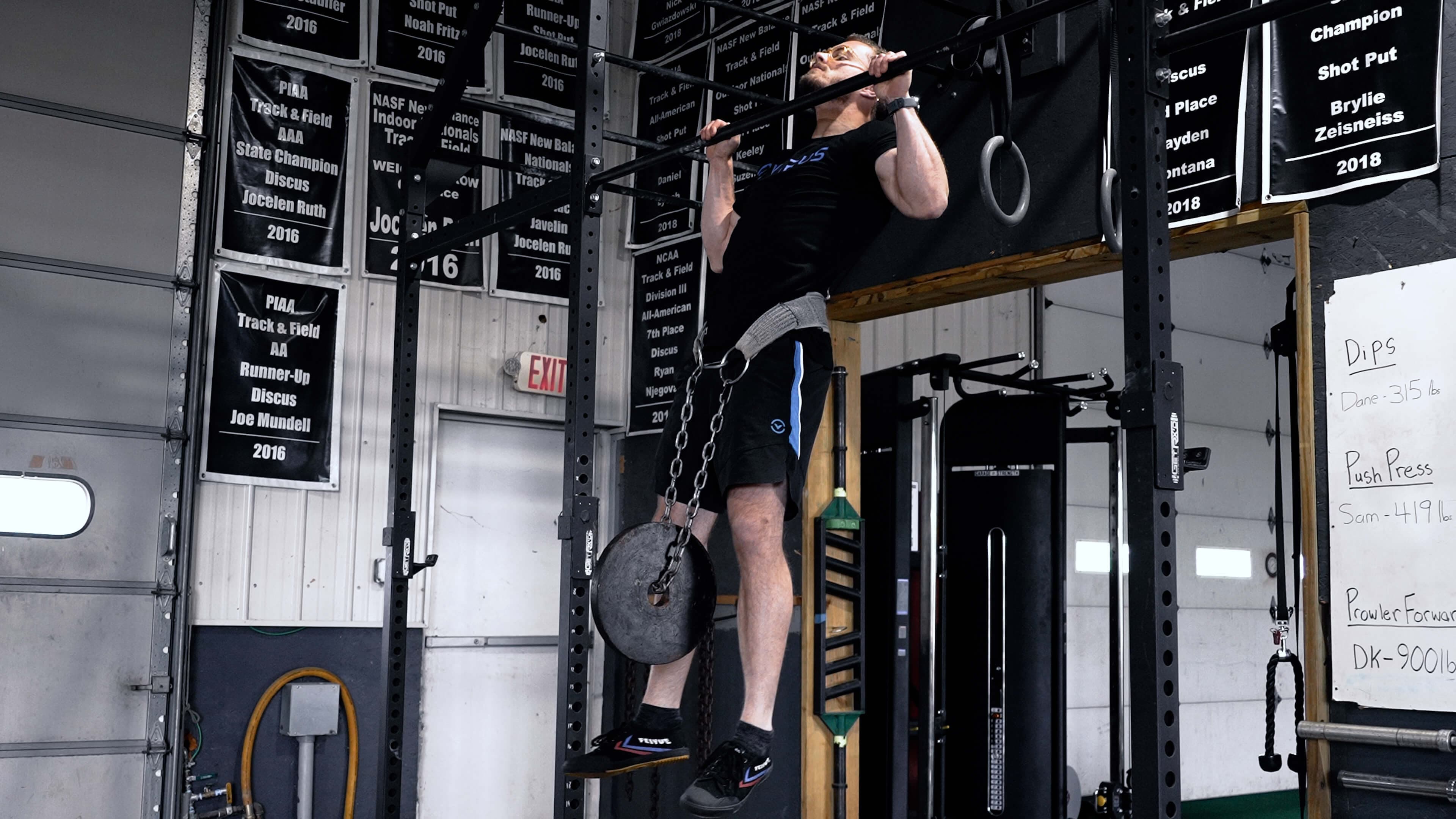 weighted pull ups